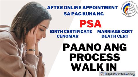 psa walk-in appointment